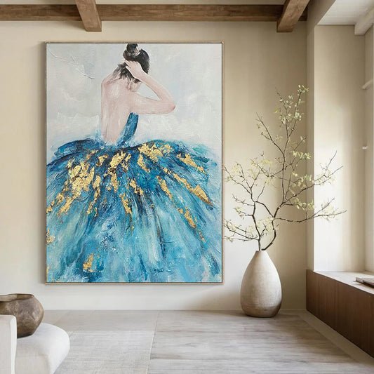 Elegant Ballerina Art for Dance Studio & Upscale Bridal Dressing Room DLZ1421
