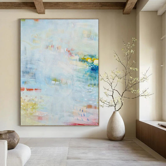Light - Color Abstract Art for Coastal Home Living Rooms DLZ0170