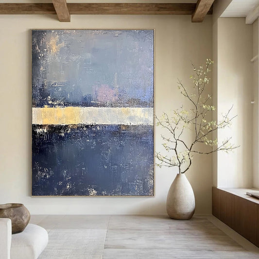 Subtle Color Block Abstract for Contemporary Art Space & Minimalist Bathroom STSC218