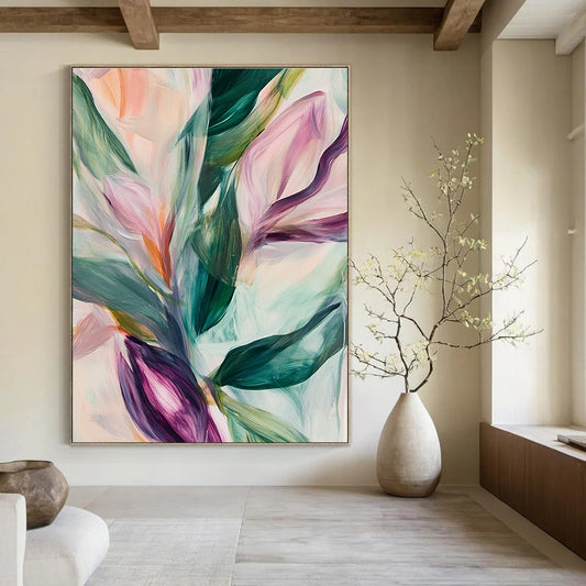 Colorful Floral Abstract for Bohemian Bedroom & Garden - Inspired Restaurant STSC314