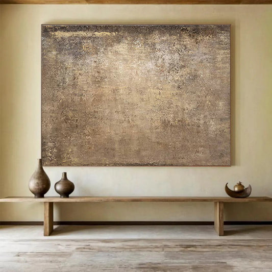 Brown - Tan Vintage Abstract for Retro - Inspired Lounge DLZ2986