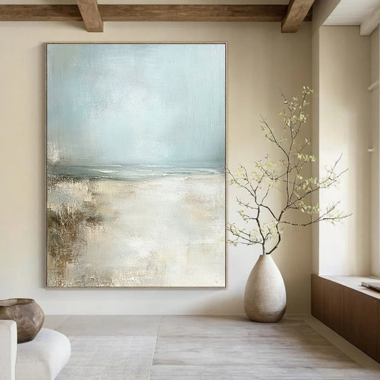 Soft Beach Haze Art for Beachfront Bungalow & Yoga Studio STSC095