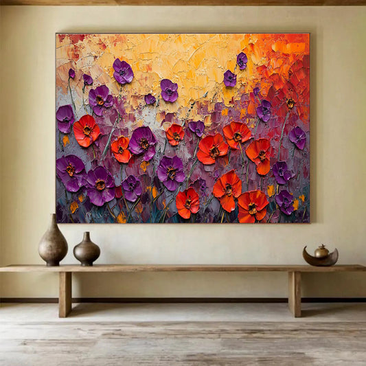 3D Floral Relief Art for Romantic Garden Wedding Ceremony Backdrops DLZ3285