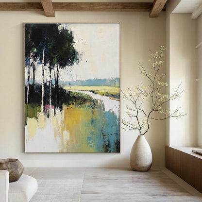 Abstract Landscape with Trees for Living Room & Art Gallery STSC100