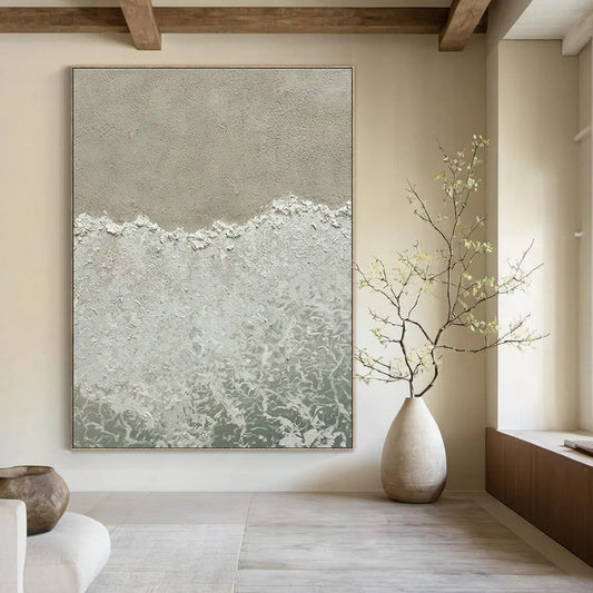 Beach Wave Abstract Art for Beach House & Home Sunroom DLZ1134