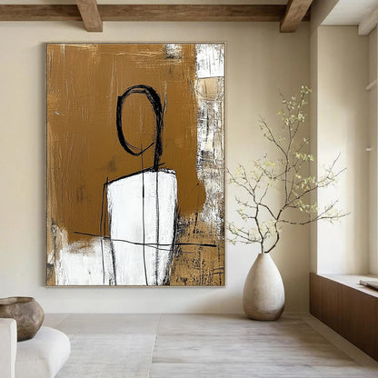Minimalist Abstract Figure Art for Studio & Corridor STSC050
