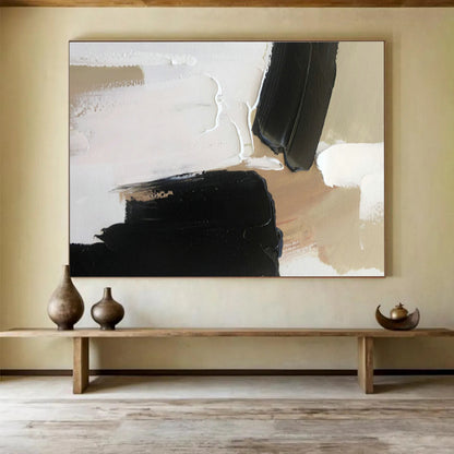 Grey - White - Gold Abstract Art for Studio Luxe Artistic Vibe DLZ2700