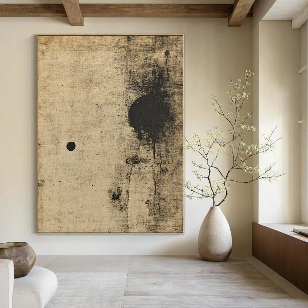 Minimalist Textured Dots for Scandinavian - Style Home & Serene Meditation Room STSC635