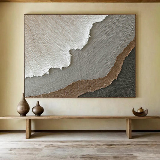 Layered Texture Abstract Art for Contemporary Office Reception Areas DLZ2635