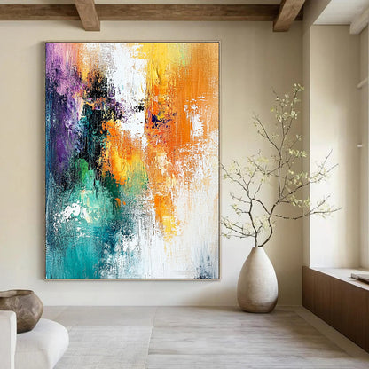 Colorful Abstract Fusion for Vibrant Restaurant & Creative Studio STSC417