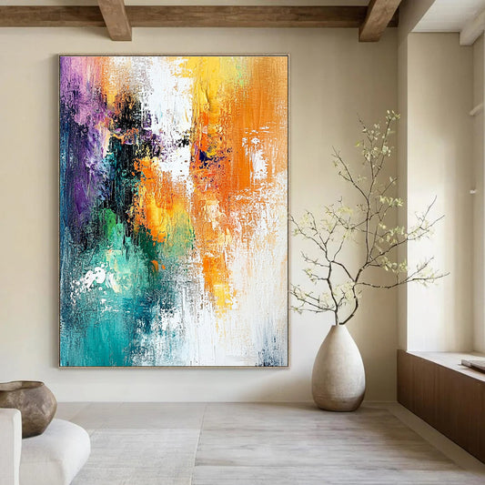 Colorful Abstract Fusion for Vibrant Restaurant & Creative Studio STSC417