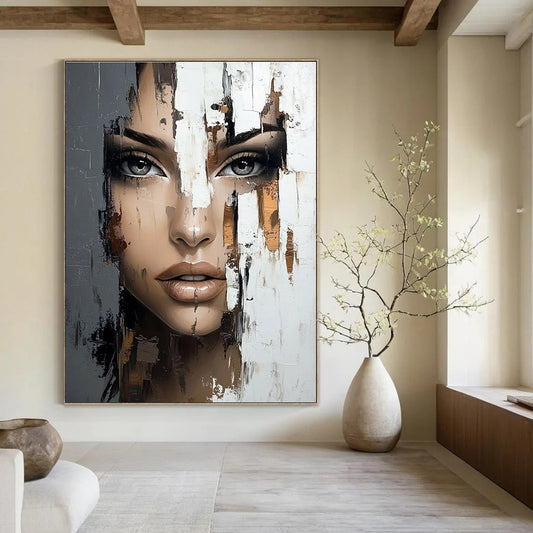 Fragmented Portrait for Modern Art Gallery & Edgy Urban Loft STSC902