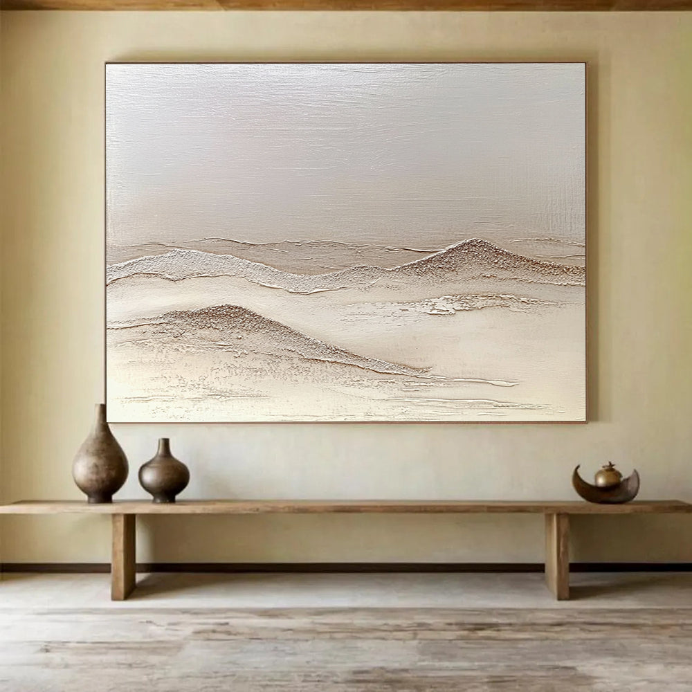 Serene Abstract Art for Yoga Studio & Scandinavian Bedroom SC622