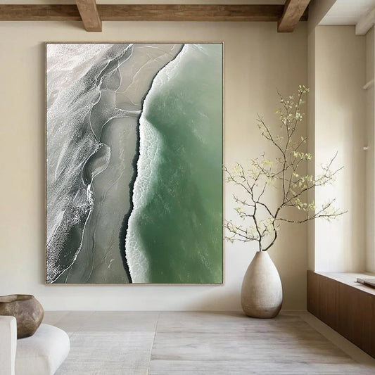 Detailed Beach Aerial View for Modern Home Office & Beachfront Property Gallery STSC529