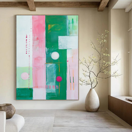 Colorful Geometric Abstract for Playful Kids’ Area & Modern Café STSC325