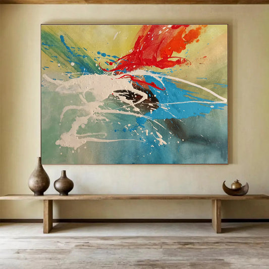 Color Splash Abstract Art for Creative Agency Breakout Zones DLZ3227