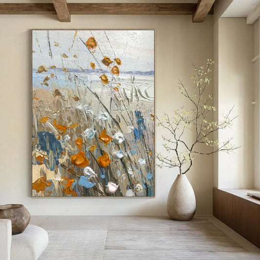 Floral Beach Art for Nautical - Themed Café Outdoor Seating DLZ0125