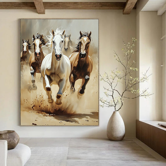 Galloping Horses for Equestrian Club Lounge & Bold Home Study STSC1013