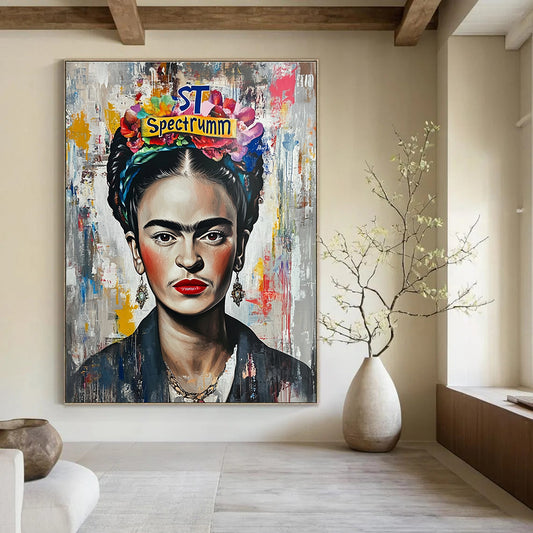 Frida - Inspired Portrait for Bohemian Home & Cultural Art Gallery STSC1128