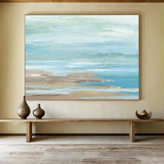 Fresh Beach Abstract Art for Relaxing Sunroom DLZ2805