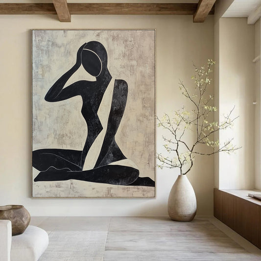 Minimalist Figurative Art for Zen Space & Contemporary Gallery STSC012
