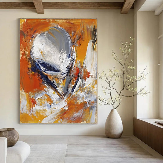 Abstract Alien Figure for Sci - Fi Lounge & Creative Kids’ Room STSC626