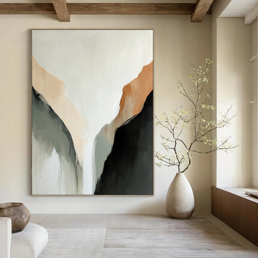 Minimalist Mountain Valley for Scandinavian - Style Bedroom & Nature - Inspired Study STSC652