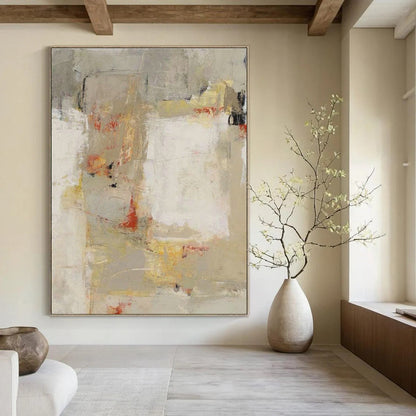 Abstract Neutral - Toned Art for Minimalist Office & Calming Waiting Room DLZ1431