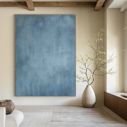 Blue Solid - Color Art for Coastal Home Bathroom Retreats DLZ0251