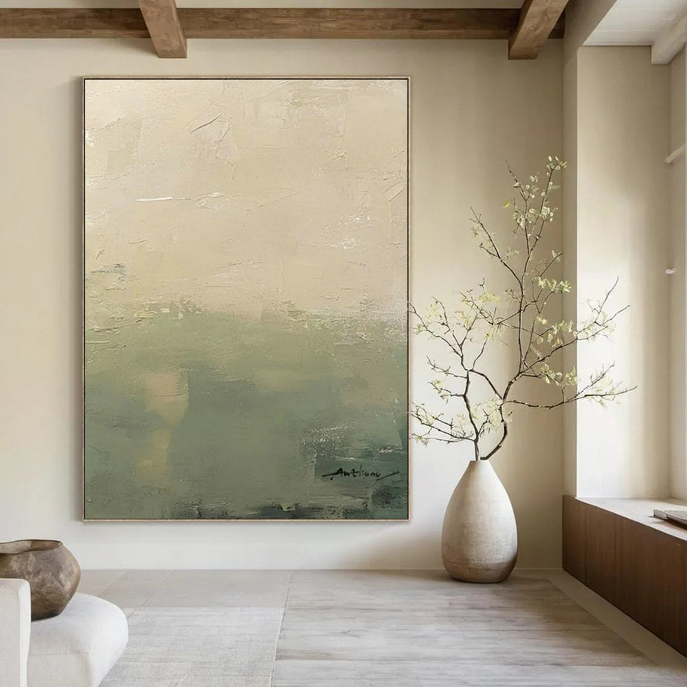 Subtle Gradient Art for Minimalist Library & Calming Dental Clinic DLZ1502
