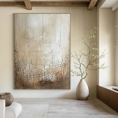 Crackled Texture Abstract for Industrial - Style Loft & Art Gallery STSC292