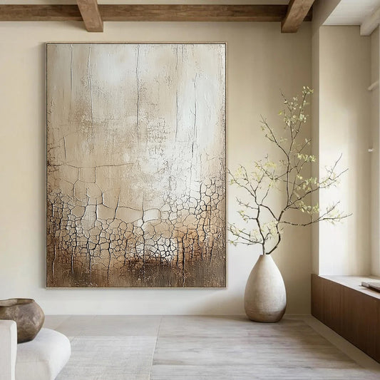 Crackled Texture Abstract for Industrial - Style Loft & Art Gallery STSC292