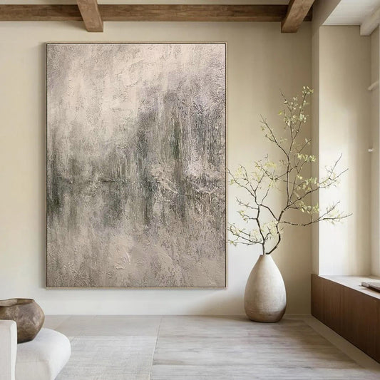 Light Gray Texture Art for Minimalist Home Office Backdrops DLZ0192