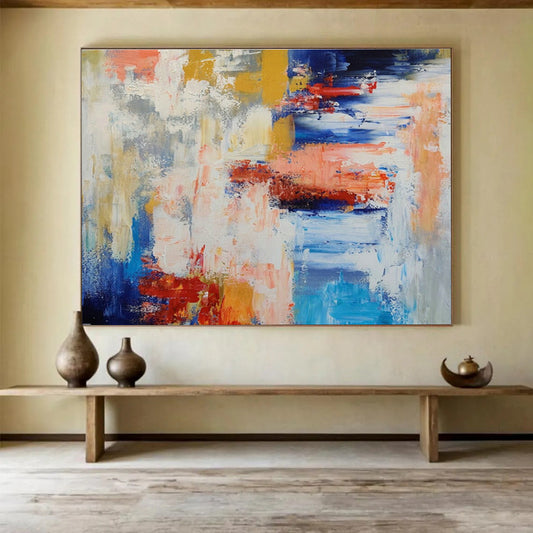 Energetic Color Block Abstract for Creative Coworking Space DLZ3030