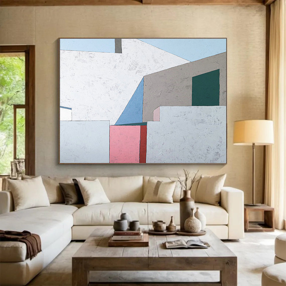 Minimalist Geometric Architectural Abstract Art for Urban Design Studio DLZ2956