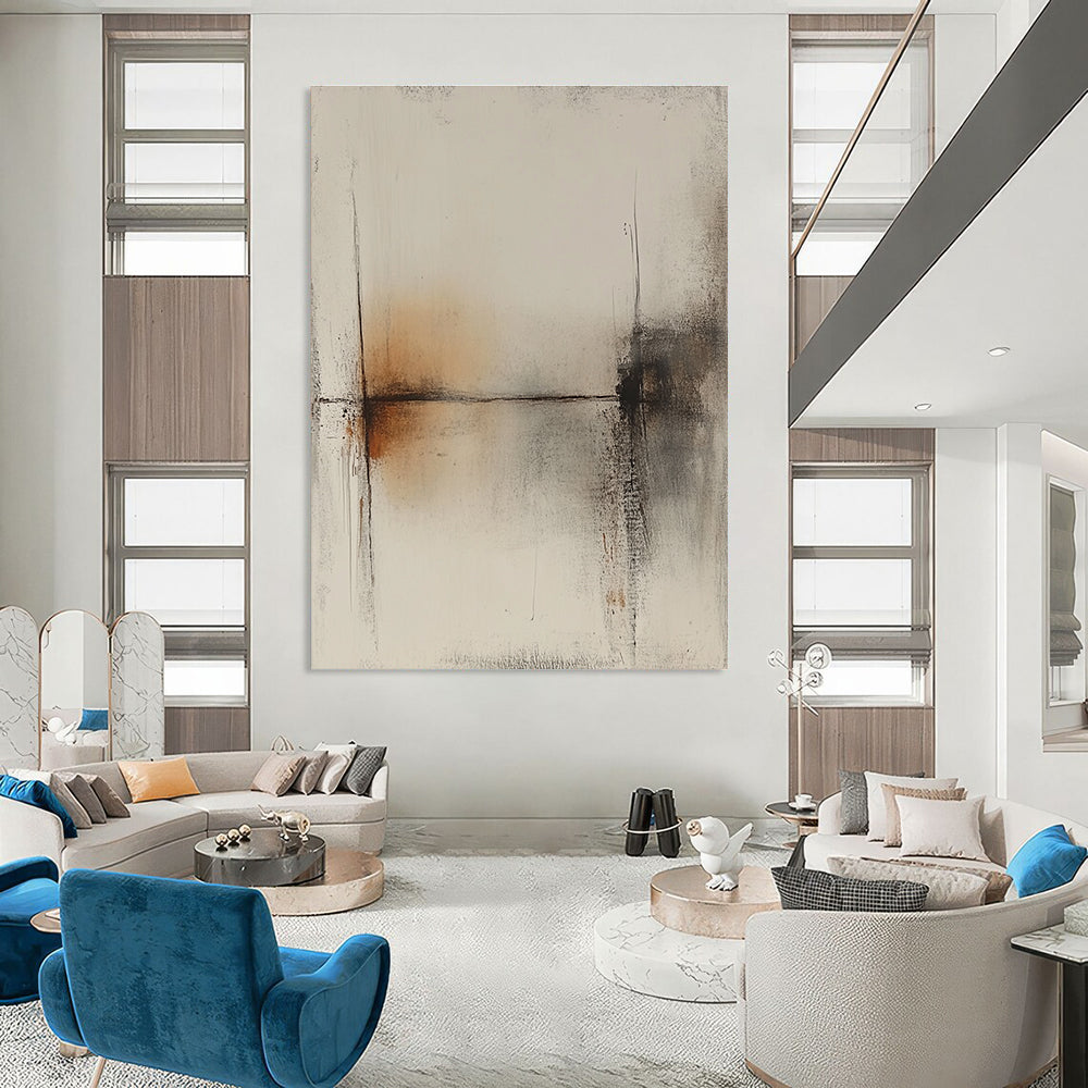 Subtle Tones Abstract Art for Bedroom & Meditation Space STSC736