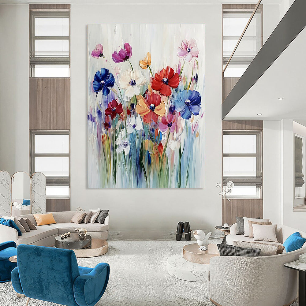 Colorful Flower Bouquet for Bright Sunroom & Cheerful Café STSC993