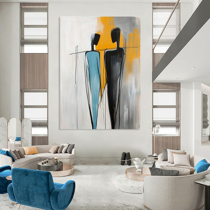 Abstract Two Figures for Creative Workplace & Modern Living Room STSC1146