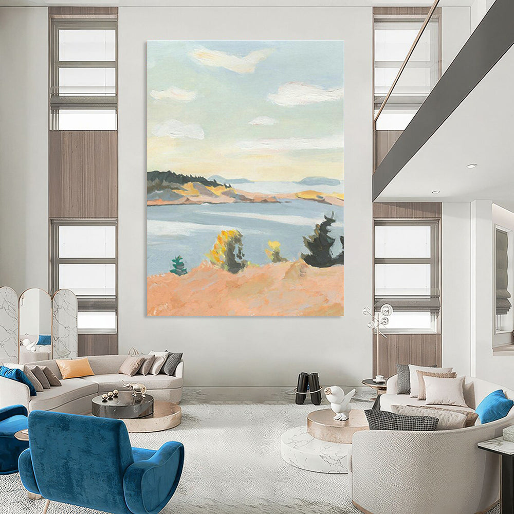 Coastal Landscape Art for Beachfront Home & Seaside Café DLZ2160