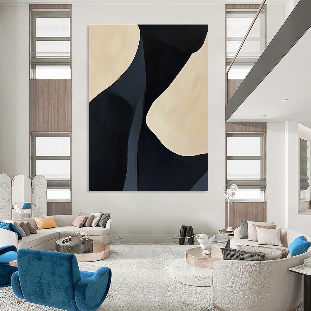 Organic Shape Abstract for Modern Art Gallery & Minimalist - Inspired Lounge STSC609