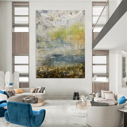 Colorful Misty Abstract Art for Living Room & Art Studio DLZ0551