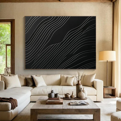 Sophisticated Texture Art for Luxury Lounge & Art Gallery SC575
