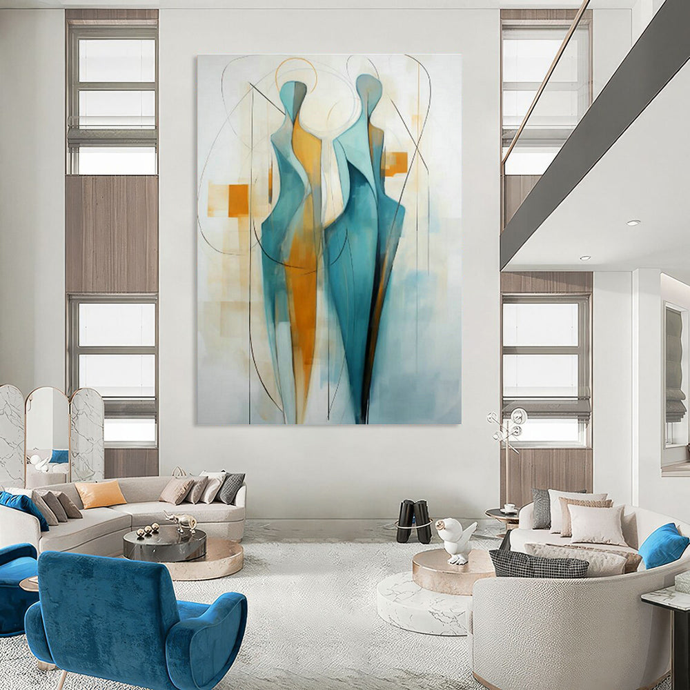 Abstract Human Forms Art for Bedroom & Hallway DLZ0305