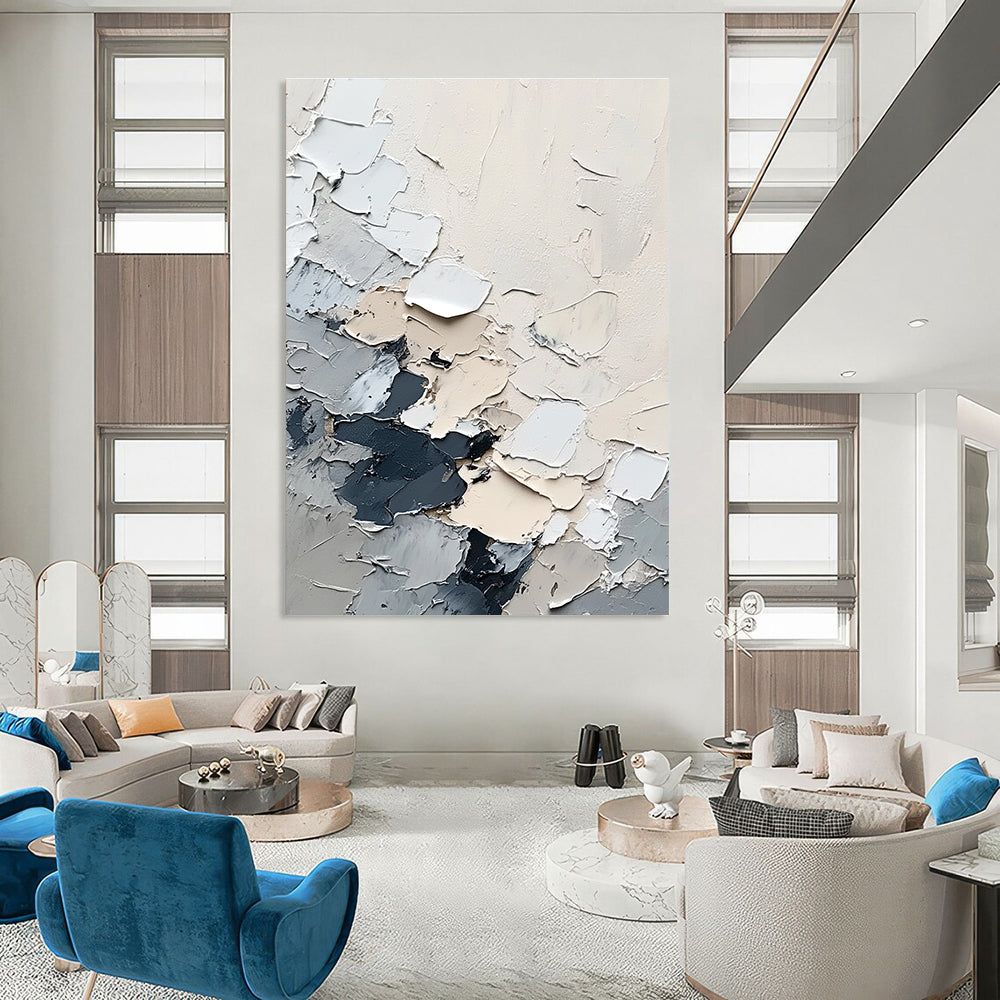 Thick Textured Abstract for Artistic Studio & Bold Home Decor STSC567