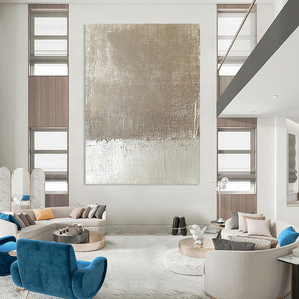 Textured Neutral Abstract for Modern Bedroom & Serene Meditation Space STSC565