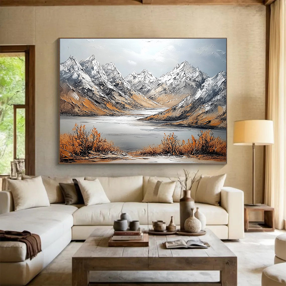 Rustic Alpine Art for Ski Resort & Mountain Lodge SC611