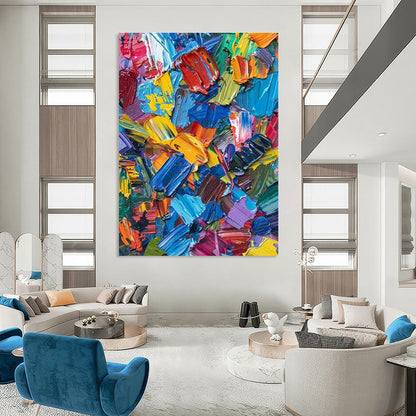 Colorful Thick - textured Art for Living Room & Office DLZ0350