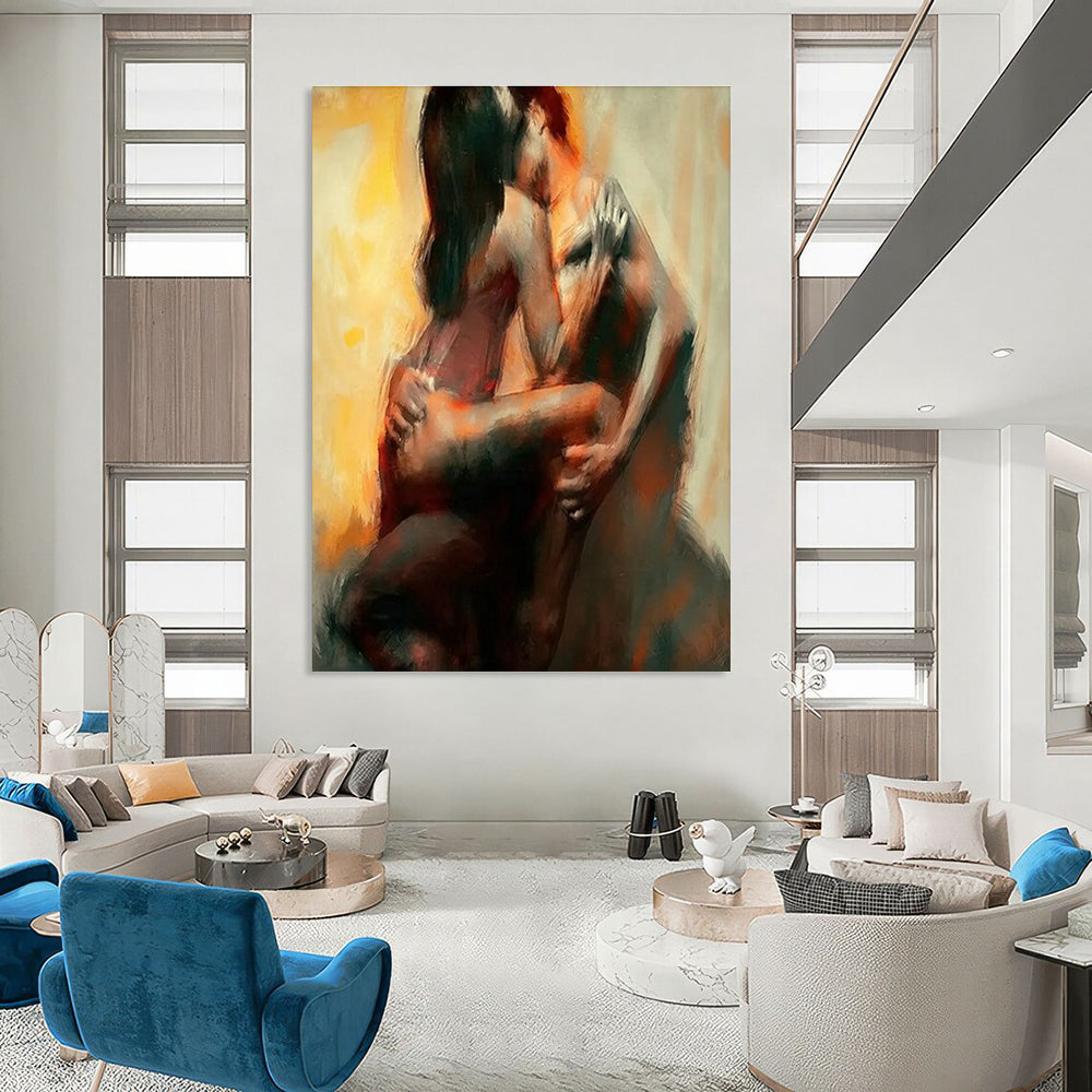 Stupendous Custom - Made Abstract Canvas for Office & Cottage DLZ2333