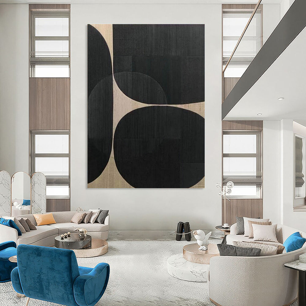 Geometric Shape Art for Industrial - Style Home Office Accent Walls DLZ0228