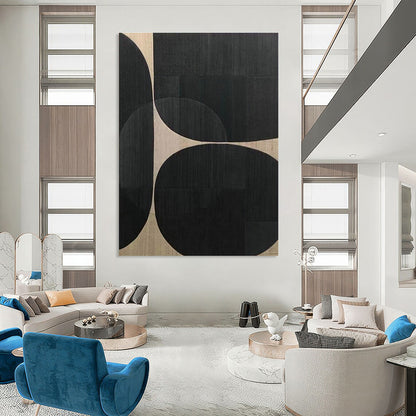Geometric Shape Art for Industrial - Style Home Office Accent Walls DLZ0228